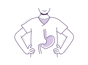 Delays gastric emptying icon