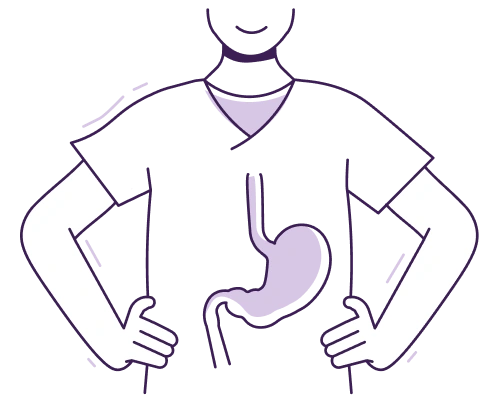 Delays gastric emptying icon